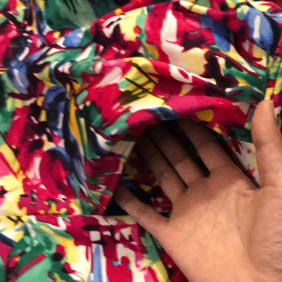 H&M divided floral sz6 strapless bustier minidress - Picture 5 of 6